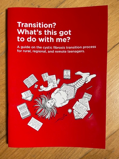 An image of the red cover of the “Transition? What’s this got to do with me?” guide.