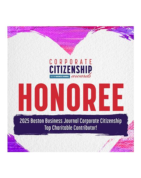 Boston Business Journal 2025 Corporate Citizenship Awards Honoree logo
