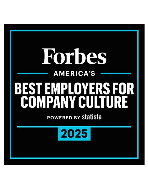 Forbes Best Employers for Company Culture 2025 award logo