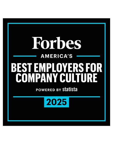 Forbes Best Employers for Company Culture 2025 award logo