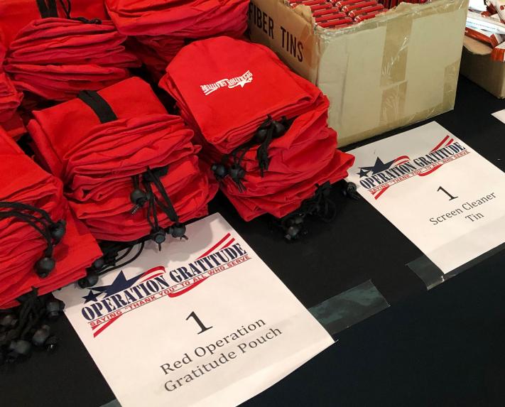 operation gratitude care package preparation