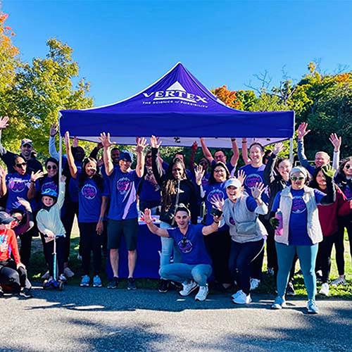 An image of Vertexians attending the MSCA Annual Walk