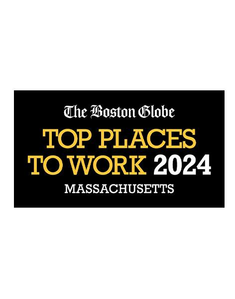 The Boston Globe Top Places to work 2024 logo