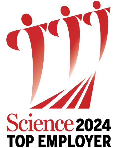 Science magazine 2024 Top Employer logo