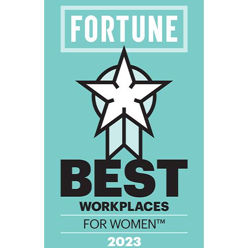 2023 Fortune Best Workplaces for Women award logo