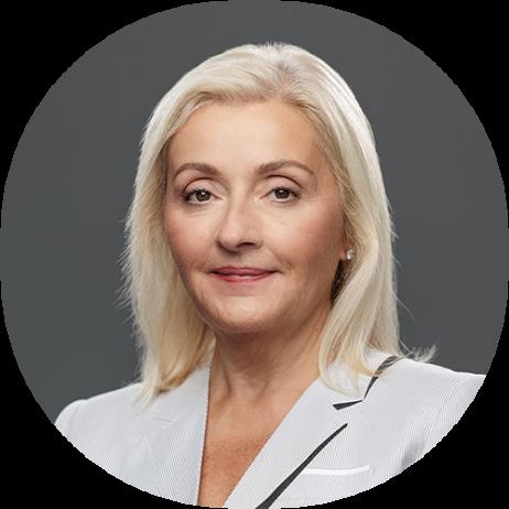 An image of Nia Tatsis, Executive Vice President and Chief Regulatory and Quality Officer at Vertex Pharmaceuticals