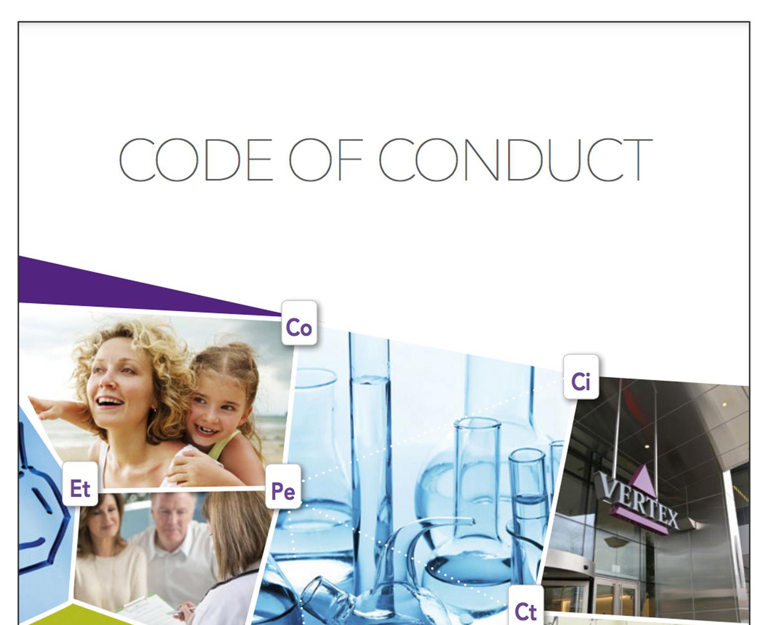 Cover of the Vertex Code of Conduct