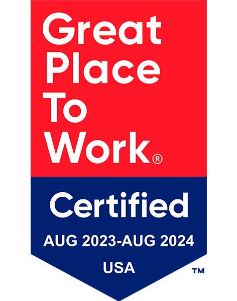 Certified Great Place to Work logo