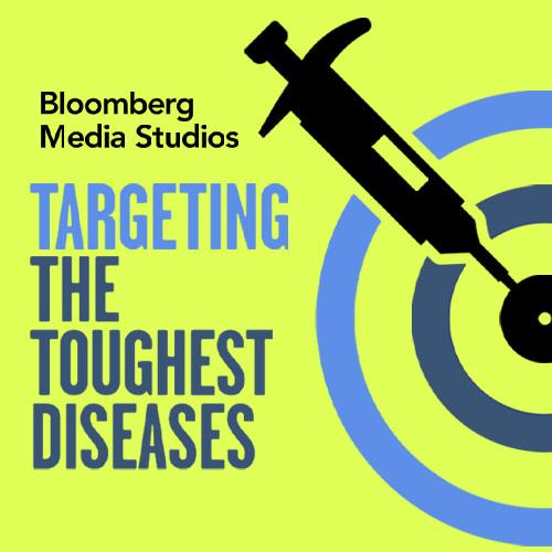 Bloomberg Targeting the Toughest Diseases podcast logo