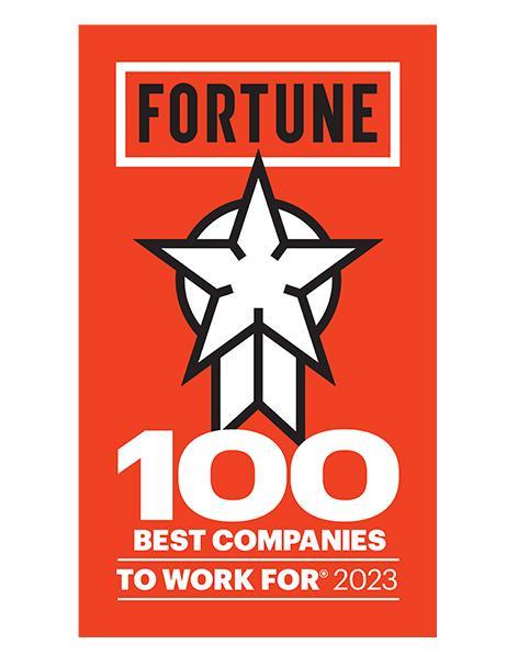 Fortune 100 Best Companies to Work For 2023 logo