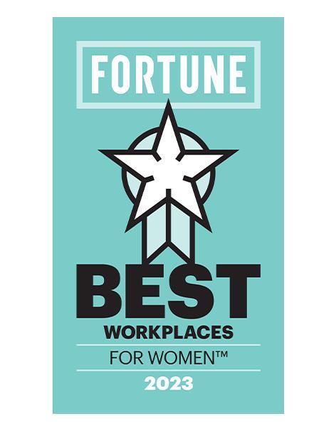 2022 Fortune Best Workplaces for Women award logo